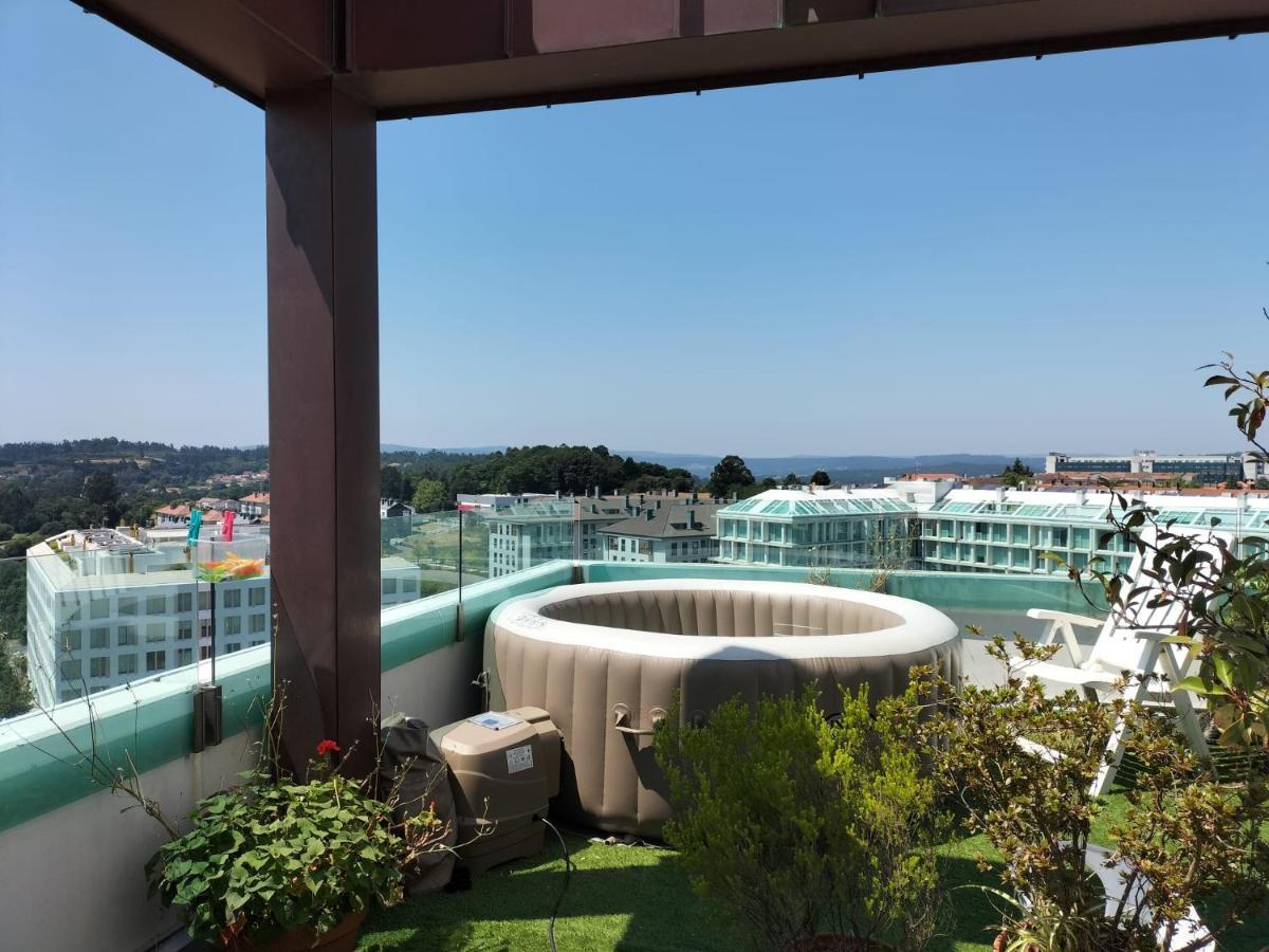 Preciosa Habitacion Doble En Atico Con Terraza Apartment Santiago de Compostela Exterior foto